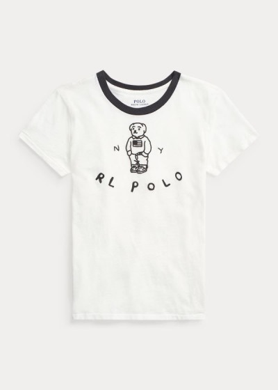 Women's Polo Ralph Lauren Polo Bear Jersey T Shirts | 974683KSN